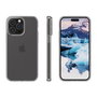 dbramante1928 Greenland Clear - Coque transparente slim recyclée pour iPhone 15 Pro Max - Protection contre les chocs et charge sans fil - Matière éco-responsable