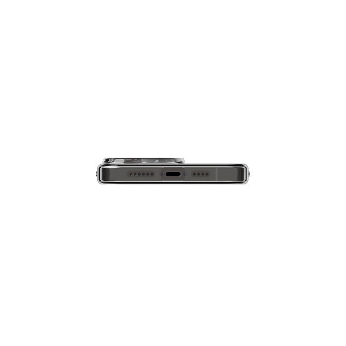 dbramante1928 Greenland Clear - Coque transparente slim recyclée pour iPhone 15 Pro Max - Protection contre les chocs et charge sans fil - Matière éco-responsable
