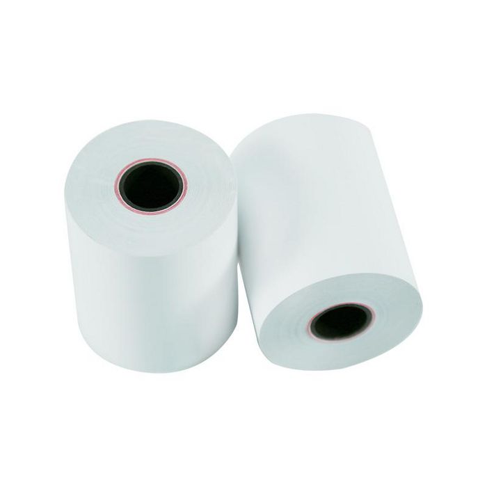 Capture Rouleau de papier thermique pour reçus sans bisphénol A, 57x40 mm, noyau 12 mm, 48 g, 50 pièces par boîte Capture Rouleau de papier thermique pour reçus sans bisphénol A, 57x40 mm, noyau 12 mm, 48 g, 50 pièces par boîte