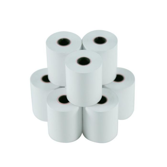 Capture Rouleau de papier thermique pour reçus sans bisphénol A, 57x40 mm, noyau 12 mm, 48 g, 50 pièces par boîte Capture Rouleau de papier thermique pour reçus sans bisphénol A, 57x40 mm, noyau 12 mm, 48 g, 50 pièces par boîte