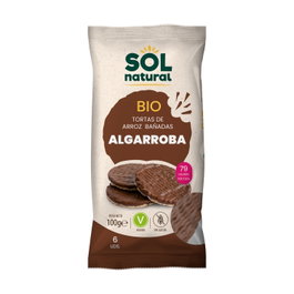 Sol Natural Galettes de riz à la caroube Bio sans gluten