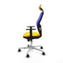 Piqueras y Crespo Chaise de Bureau avec Appui-tête 1D086N1 Jaune