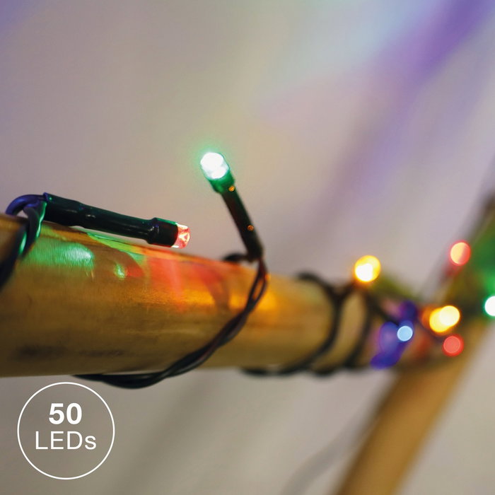 Bambasy Guirlande LED 5M RGB 8 fonctions