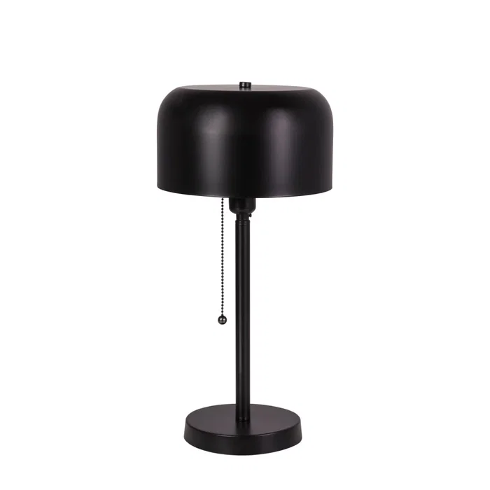 Messina SKD-T1010 - Lampe de table en acier avec interrupteur à tirette et douille E27 - Éclairage d'intérieur design Messina SKD-T1010 - Lampe de table en acier avec interrupteur à tirette et douille E27 - Éclairage d'intérieur design