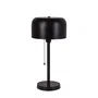 Messina SKD-T1010 - Lampe de table en acier avec interrupteur à tirette et douille E27 - Éclairage d'intérieur design