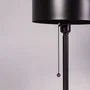 Messina SKD-T1010 - Lampe de table en acier avec interrupteur à tirette et douille E27 - Éclairage d'intérieur design