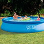 Intex Piscine Gonflable Ronde Easy Set avec Filtre à Cartouche - Capacité 5621 Litres, Ø 366 x 76 cm, pour Enfants à partir de 6 ans