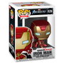 FUNKO - Figurine POP Marvel's Avengers Game : Iron Man Stark Tech Suit - Figurine Vinyle 9cm avec Boîte Présentoir