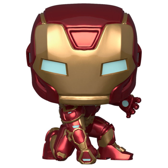 FUNKO - Figurine POP Marvel's Avengers Game : Iron Man Stark Tech Suit - Figurine Vinyle 9cm avec Boîte Présentoir