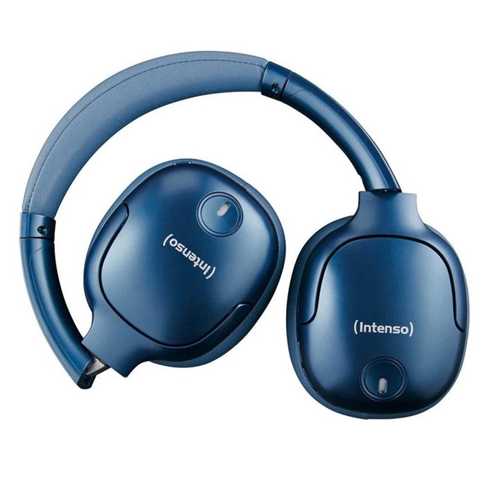 Intenso 3740405 Casque Over-Ear Bluetooth 5.3 avec ANC Bleu Autonomie 75h O400HA