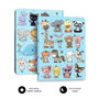 Subblim Trendy Case Housse Universelle pour Tablette 11 pouces, Folio Multicolore Animaux, Protection Anti-Rayures, Support 3 Angles, Silicone