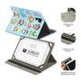 Subblim Trendy Case Housse Universelle pour Tablette 11 pouces, Folio Multicolore Animaux, Protection Anti-Rayures, Support 3 Angles, Silicone
