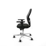 Piqueras y Crespo Chaise de Bureau 3D086G0 Noir