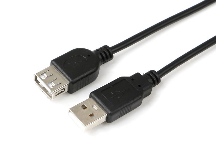 MicroConnect Câble d'extension USB 2.0, 0,5 m, Noir MicroConnect Câble d'extension USB 2.0, 0,5 m, Noir