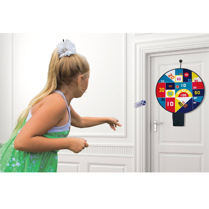 Tachan - Cible de Velcro Réversible 2 en 1 pour Enfants avec 6 Boules - Jeu d'Adresse et de Précision - Recommandé à partir de 5 ans Tachan - Cible de Velcro Réversible 2 en 1 pour Enfants avec 6 Boules - Jeu d'Adresse et de Précision - Recommandé à partir de 5 ans