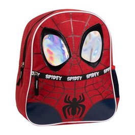 Cerdá Mochila Infantil Spidey - Sac à dos enfant Spider-Man, Rouge - Dimensions : 2.5 x 3.0 x 1.0 cm - À partir de 3 ans