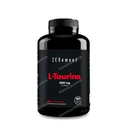 ZENEMENT L-Taurina 180 Capsules - Complément alimentaire à base de L-Taurine 1000 mg - Végan, sans gluten - Soutien pour efforts physiques intenses