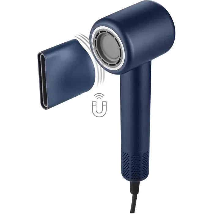 Sencor SHD 8520BL - Sèche-cheveux professionnel 1500 W, moteur BLDC 110000 tr/min, 2 vitesses et 4 températures, bleu, avec buse et diffuseur magnétiques Sencor SHD 8520BL - Sèche-cheveux professionnel 1500 W, moteur BLDC 110000 tr/min, 2 vitesses et 4 températures, bleu, avec buse et diffuseur magnétiques