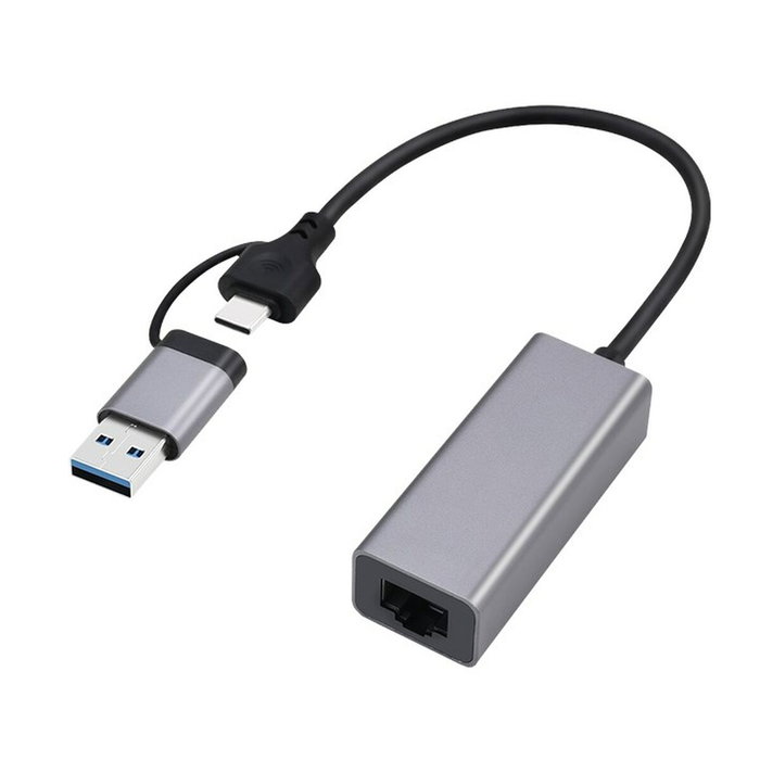 GEMBIRD A-USB3AC-LAN-01 Adapteur réseau USB-C vers RJ45 GEMBIRD A-USB3AC-LAN-01 Adapteur réseau USB-C vers RJ45