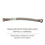 ORYX Latiguillo Flexible Acier Inoxydable Termo Femelle 1/2'' - Femelle 1/2'', 500 mm