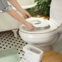 Ingenuity Mini Toilette enfant avec Réducteur de Toilette, Chasse d'eau musicale et rangement, Blanc