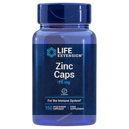 LIFE EXTENSION Zinc 15 mg, 150 capsules végétales