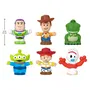 Mattel - Coffret de 6 Figurines Toy Story avec Buzz l'Éclair, Woody, Jessie, Rex, un Alien et Forky