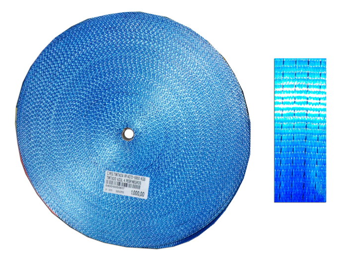 PONSA Sangle en polyester 50mm x 100m - 5 000 kg max. PONSA Sangle en polyester 50mm x 100m - 5 000 kg max.
