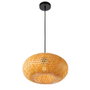 Lampe à suspension Shahin Shahr en rotin