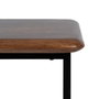 BigBuy Home Table d'appoint LAGOM Noir Naturel - Lot de 2 Pièces
