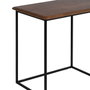 BigBuy Home Table d'appoint LAGOM Noir Naturel - Lot de 2 Pièces
