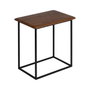 BigBuy Home Table d'appoint LAGOM Noir Naturel - Lot de 2 Pièces