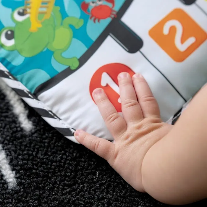 Baby Einstein Ocean Explorers Neptune - Piano musical bébé pour lit, 3 modes (langues, chiffres, mélodies) - Cadeau 0M+