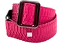GETM Correa Guit/Bajo Ajustable 165 cm Polipiel Nailon Cuero Rosa Motif Serpent