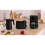 Bosch TAT2M123 MyMoment Toaster 2 Tranches, Noir - Fonctions Déshumidification, Réchauffage, Centrage Auto, Support à Viennoiseries et Ramasse-Miettes
