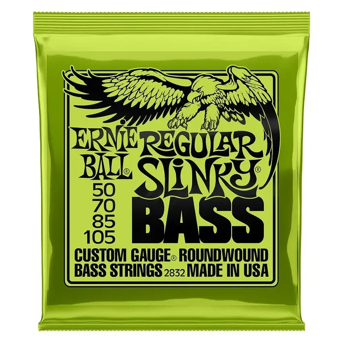 Ernieball Jeu de cordes Slinky Regular 50-105 pour guitare basse électrique