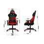 Chaise de jeu Huzaro Hz-Force 6.2 Red Mesh Rouge