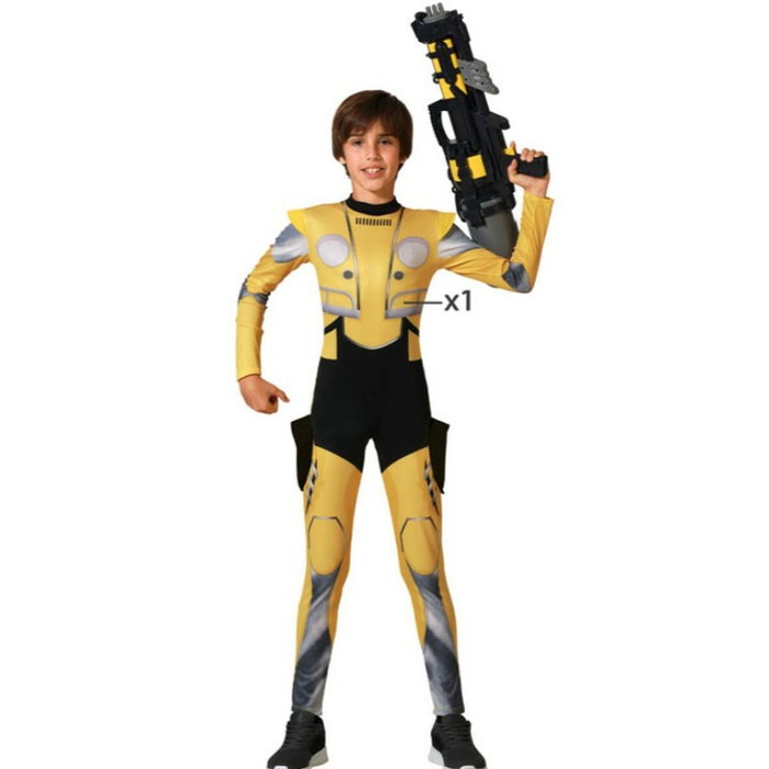 BigBuy Carnival Déguisement Robot Jaune Enfant