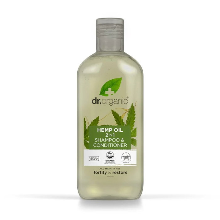 DR. ORGANIC Shampooing et Après-shampooing à l'huile de chanvre 265ml