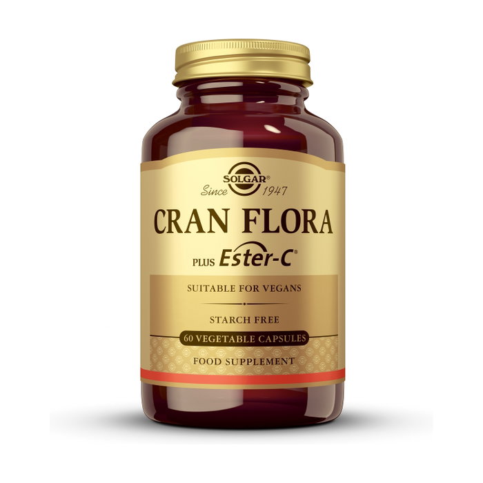 SOLGAR Cran Flora, 60 capsules végétales SOLGAR Cran Flora, 60 capsules végétales
