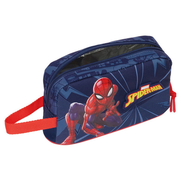 Safta Sac glacière goûter Spider-Man Bleu 21,5 x 12 x 6,5 cm