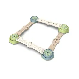 Smoby SMOBY Life - Parcours Aventure, Parcours de Motricité 4 Plots et 4 Planches Modulables pour Enfants Dès 2 Ans, Résistant aux Intempéries et UV, Idéal Intérieur et Extérieur