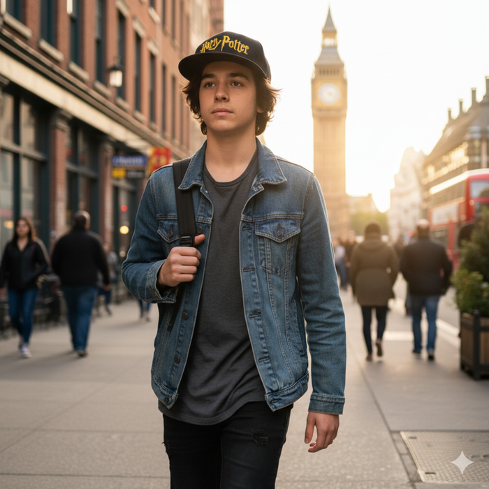 Gorra Officielle Harry Potter avec Broderie - Warner Bros. Discovery - Taille 54-58 Gorra Officielle Harry Potter avec Broderie - Warner Bros. Discovery - Taille 54-58