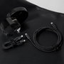 Native Union Belt Cable Type C C Cosmos - Câble USB-C de 1,2 m avec revêtement en cuir et tissage recyclé - Certifié USB-IF