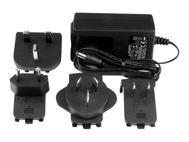 StarTech Adaptateur Alimentation 5V DC 3A avec 4 Pointes Interchangeables pour USB Hub Switch KVM ST4300USB3 StarTech Adaptateur Alimentation 5V DC 3A avec 4 Pointes Interchangeables pour USB Hub Switch KVM ST4300USB3