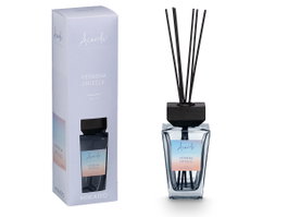 Acorde Mikado Cuadrado 500 ml Verbena Drizzle en verre et fibres synthétiques gris et bois naturel 8,5x32x8,5 cm (Set de 6)