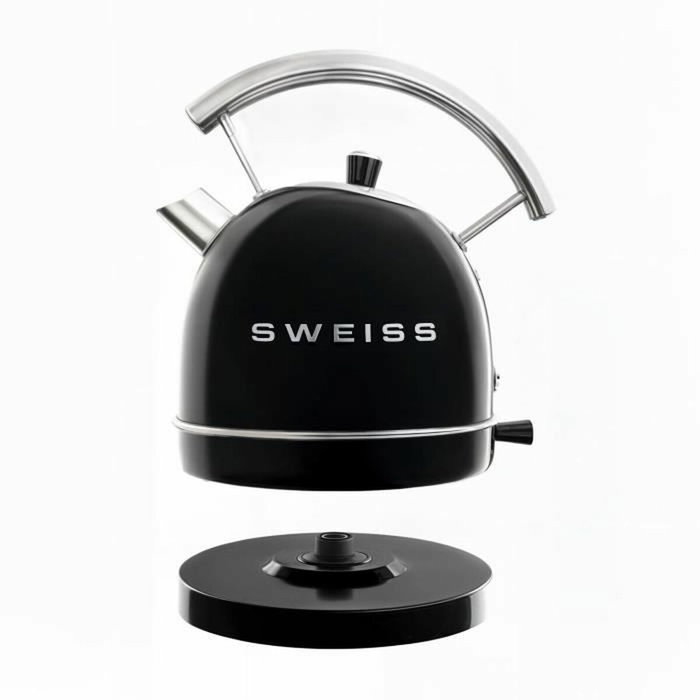 Sweiss Bouilloire Vintage KTL9 Noir 1,8 L Sweiss Bouilloire Vintage KTL9 Noir 1,8 L