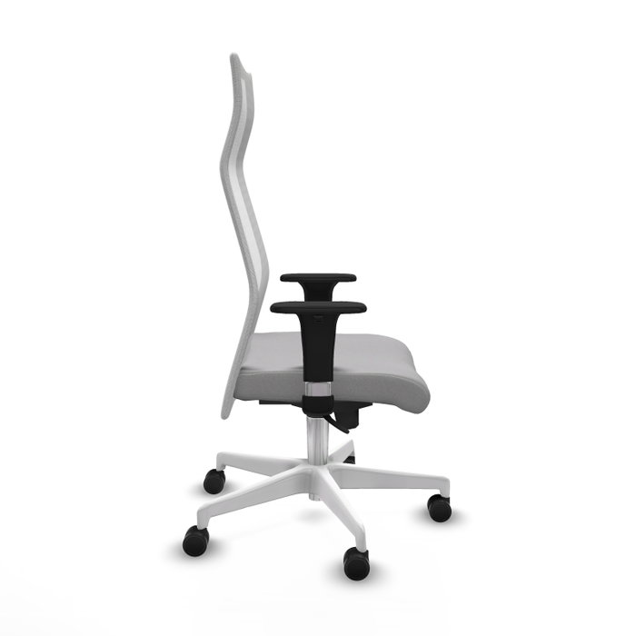 Piqueras y Crespo Chaise de Bureau Albacete Gris clair et Blanc Piqueras y Crespo Chaise de Bureau Albacete Gris clair et Blanc