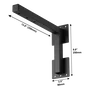 ISOACOUST V120 Support mural IsoAcoustics 42x32x10 cm