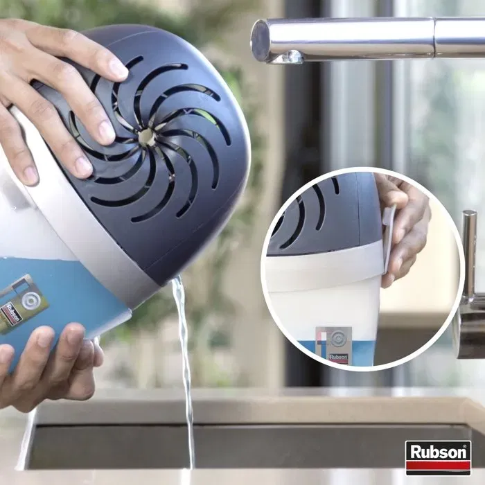 Rubson Recharge AERO 360 Lot de 2 Neutre - Recharges 2en1 pour Absorbeur d'Humidité AERO 360, Technologie Exlusive pour Plus d'Efficacité contre l'Humidité et les Odeurs